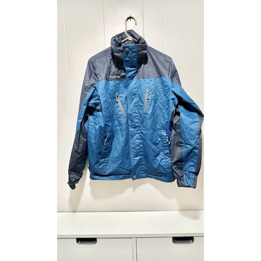 Zero Xposure Blue Jacket Mens Full Zip Long Sleeve Size S